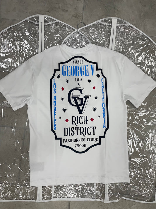 GEORGE V “Los Angeles Tee” (White)