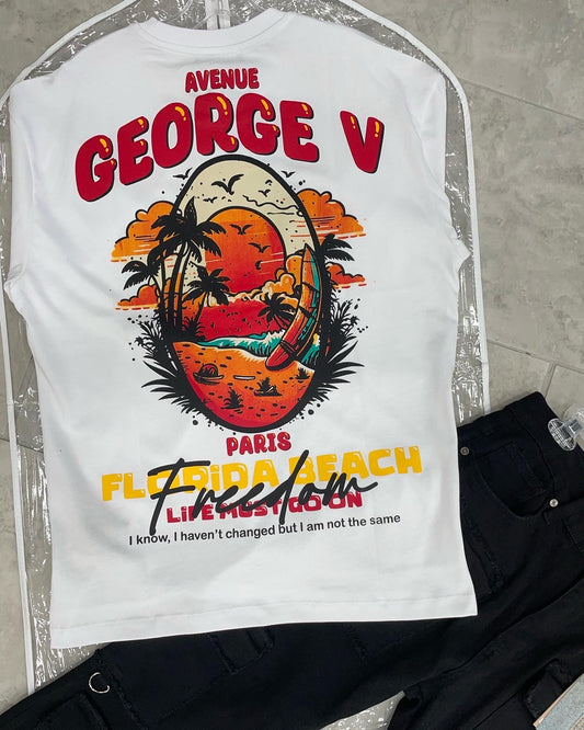 GEORGE V “Florida Beach” T-shirt