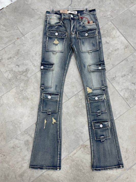 Armor Multi Pocket Jeans “Blue Denim”