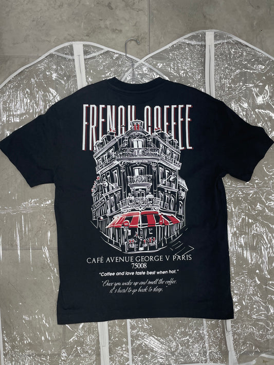 GEORGE V “French Coffee Tee”(Black)